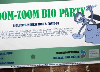 PREDAVANJE „BIOLOZI VS. MONKEY MIND & COVID 19 (8.5.2020).