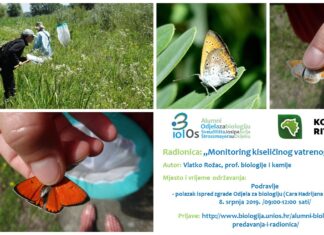 RADIONICA: MONITORING KISELIČINOG VATRENOG PLAVCA