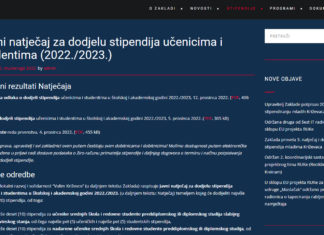 Stipendije Zaklade za lokalni razvoj i solidarnost „Volim Križevce”