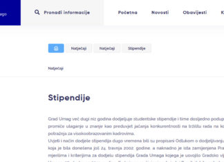 Stipendije grada Umaga