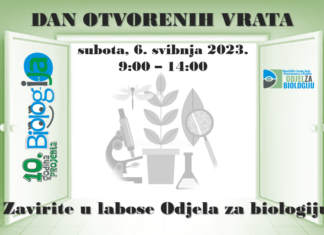 DAN OTVORENIH VRATA ODJELA ZA BIOLOGIJU / 06.05.2023.