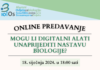 Alumni predavanje: Mogu li digitalni alati unaprijediti nastavu biologije?