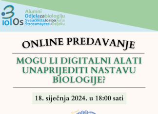 Alumni predavanje: Mogu li digitalni alati unaprijediti nastavu biologije?