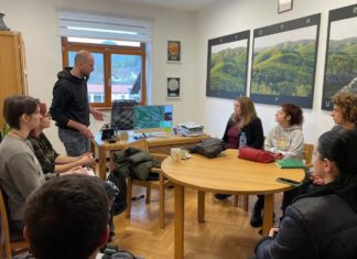 Studenti iz predmeta Zaštićena područja u Parku prirode Papuk (18.01.2024.)