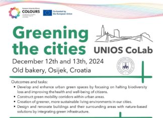 1. COLOURS CoLab: Ozelenjivanje gradova (Greening the cities) (12. i 13. 12. 2024.)
