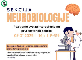 Poziv na prvi sastanak Sekcije Neurobiologije