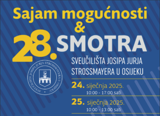 Poziv na Sajam mogućnosti & 28. Smotru Sveučilišta Josipa Jurja Strossmayera u Osijeku