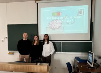 Radionica “Od kaosa do fokusa”: studenti diplomskog studija prenijeli znanja i iskustva studentima prve godine prijediplomskog studija (25.03.2025.)