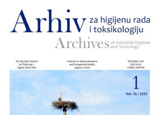 Objavljen znanstveni rad u časopisu Archives of Industrial Hygiene and Toxicology