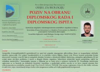 Obavijest o obrani diplomskog ispita studenta Fabijana Brkića