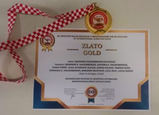 Zlatna medalja za inovaciju tima Odjela za biologiju na INOVA 2025!