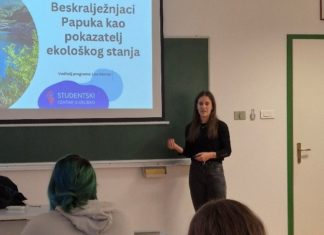 Uspješno realiziran studentski projekt „Mali organizmi, velike priče: beskralježnjaci Papuka kao pokazatelj ekološkog stanja“
