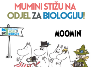 Jeste li čuli najnoviju vijest? Mumini stižu na Odjel za biologiju!