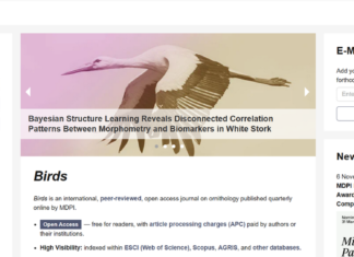 Znanstveni rad s Odjela za biologiju istaknut na naslovnici časopisa Birds