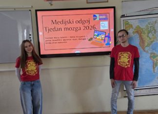Radionice pod nazivom „Medijski odgoj“ i Ajoj, što mi je s glavom” održane u sklopu Tjedna mozga (16.-22. 03.2026.)