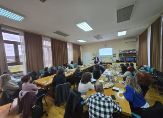 Predavanje prof.dr.sc. Enriha Merdića na temu aktivnog istraživanja, praćenja i proučavanja invazivnih vrsta komaraca u Pazinu