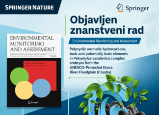 Objavljen znanstveni rad u časopisu Environmental Monitoring and Assessment