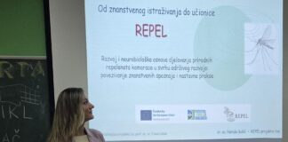 Izv. prof. dr. sc. Nataša Turić i dr. sc. Nataša Bušić predstavile projekt REPEL na Županijskom stručnom vijeću