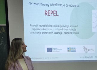 Izv. prof. dr. sc. Nataša Turić i dr. sc. Nataša Bušić predstavile projekt REPEL na Županijskom stručnom vijeću
