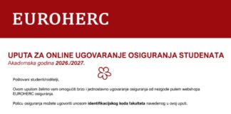 Program osiguranja studenata za školsku godinu 2026./2027.